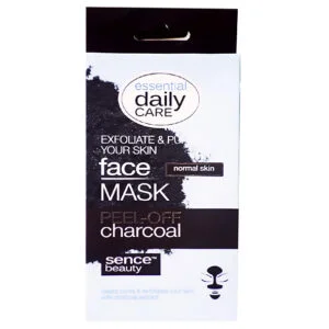 Masque Peel-Off Visage au charbon 5pièces SENCE