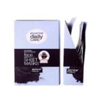 Masque Nettoyant visage en tissu imbibé de Charbon 1pièce SENCE