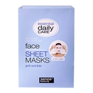 Masque Visage tissu anti-rides imbibé d’acide Hyaluronique 1pièce SENCE