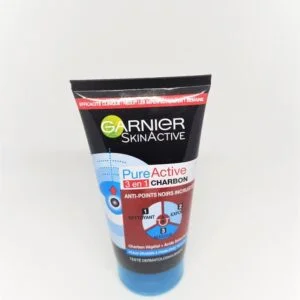 SKIN ACTIVE Nettoyant 3 en 1 au charbon 150ml - GARNIER